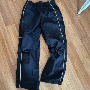 BDG nylon track pant women size M black color